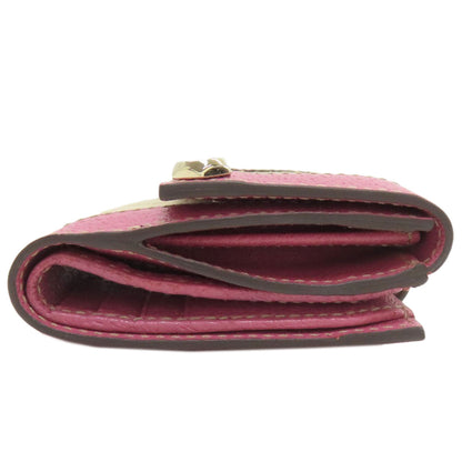 GUCCI 154119 GG Bifold Wallet with Coin Pocket Canvas LeatherLadies [Used]