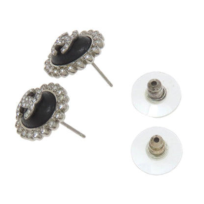 CHANEL COCO Mark rhinestone earring Metal Ladies [Used]