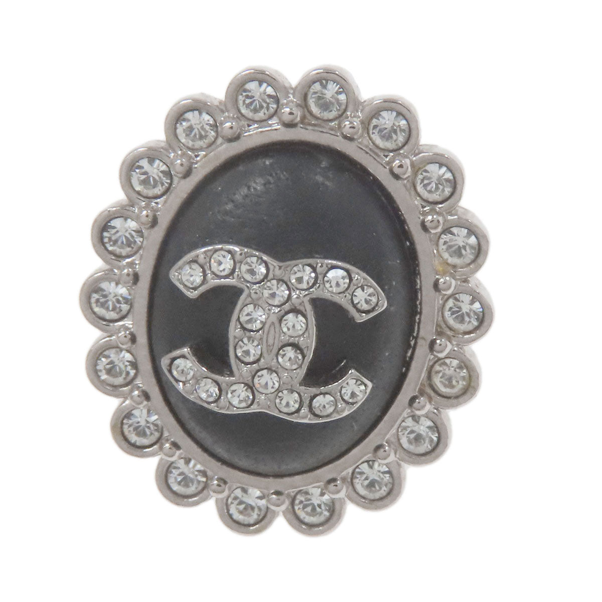 CHANEL COCO Mark rhinestone earring Metal Ladies [Used]