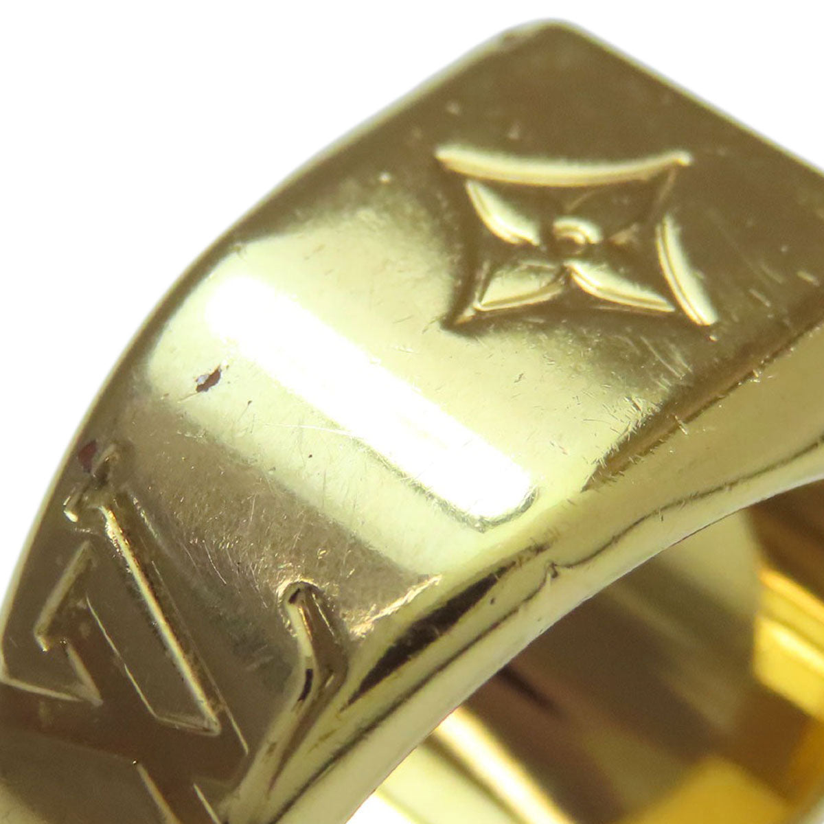 LOUIS VUITTON M80191 signet ring Ring Metal Ladies [Used]