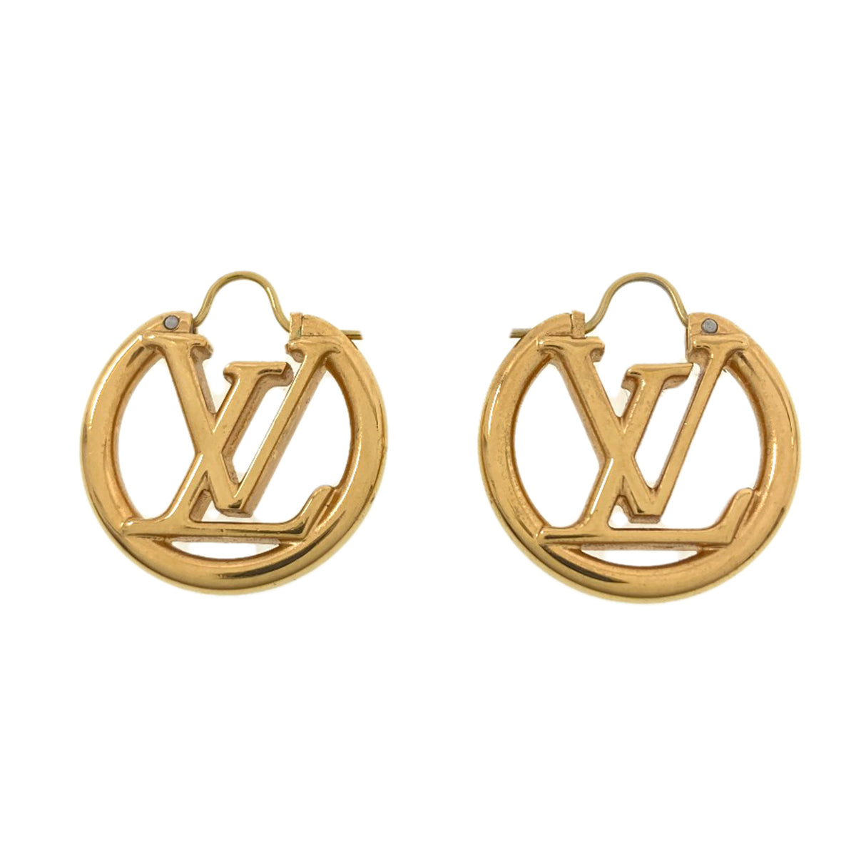 LOUIS VUITTON M00396 Earring Louise earring Metal Ladies [Used]