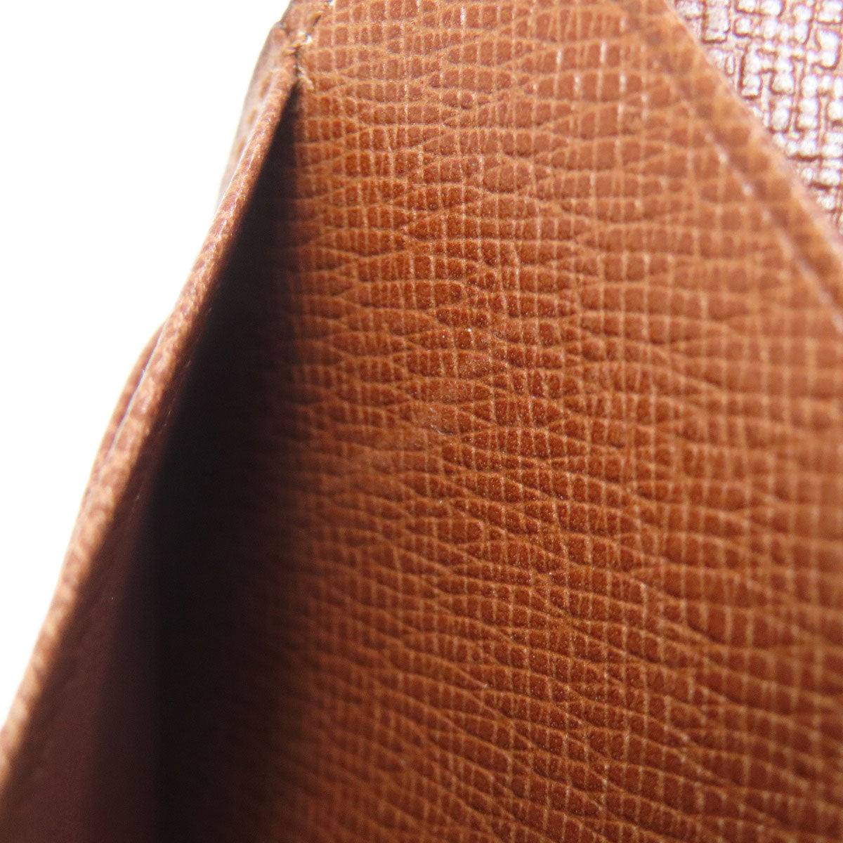 LOUIS VUITTON M62223 Porto Chekie Double Long wallet (no coin pocket) Monogram canvas mens [Used]