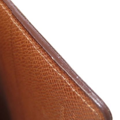 LOUIS VUITTON M62223 Porto Chekie Double Long wallet (no coin pocket) Monogram canvas mens [Used]