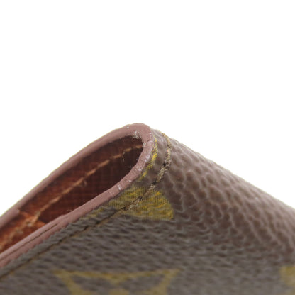 LOUIS VUITTON M62223 Porto Chekie Double Long wallet (no coin pocket) Monogram canvas mens [Used]