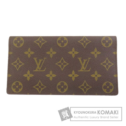 LOUIS VUITTON M62223 Porto Chekie Double Long wallet (no coin pocket) Monogram canvas mens [Used]