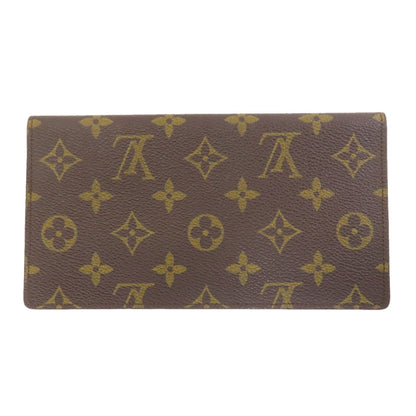 LOUIS VUITTON M62223 Porto Chekie Double Long wallet (no coin pocket) Monogram canvas mens [Used]