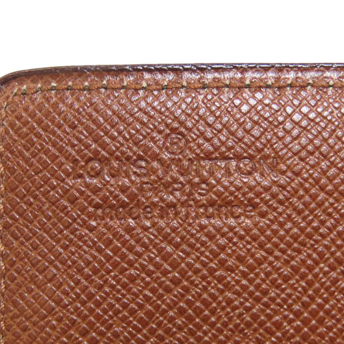 LOUIS VUITTON M62223 Porto Chekie Double Long wallet (no coin pocket) Monogram canvas mens [Used]