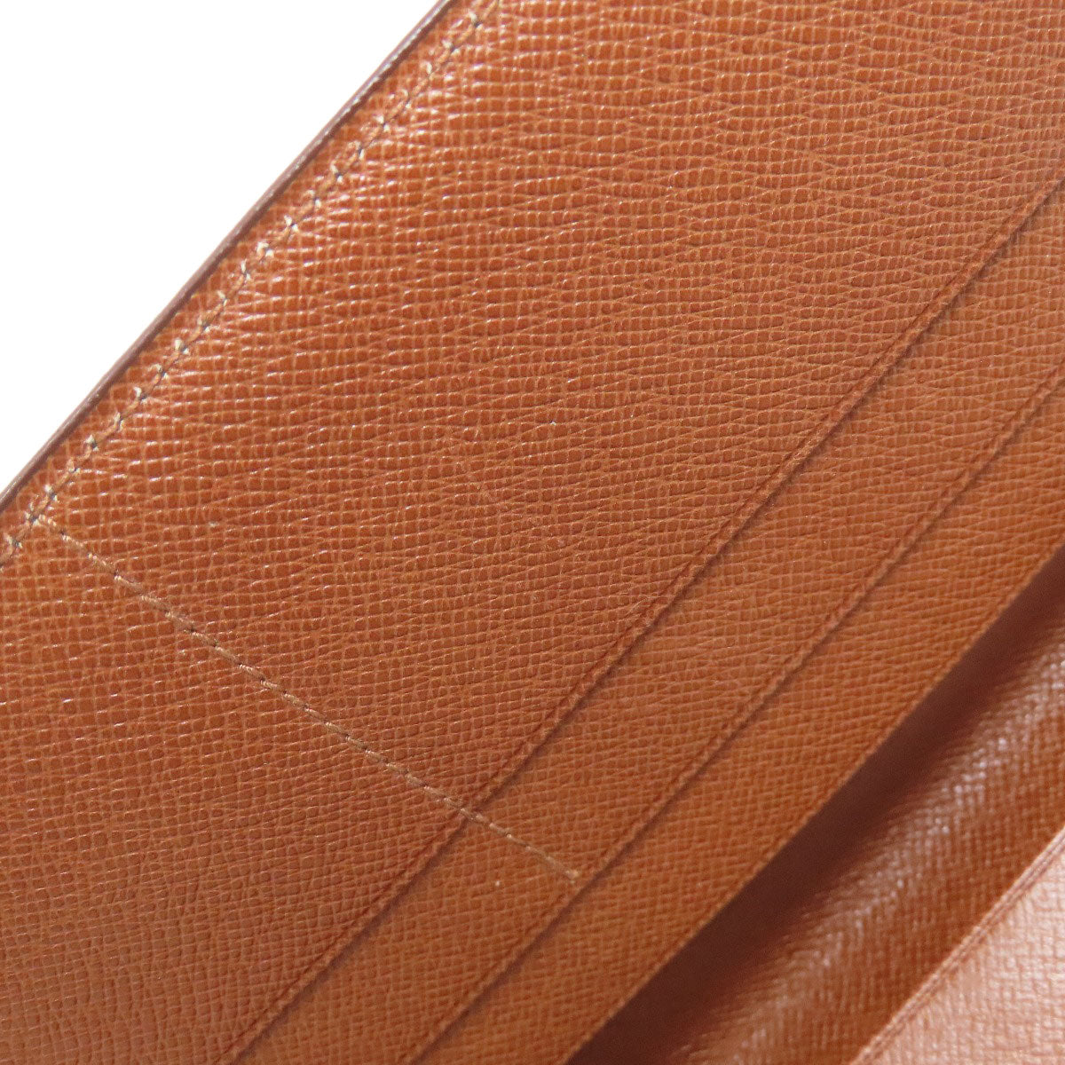 LOUIS VUITTON M62223 Porto Chekie Double Long wallet (no coin pocket) Monogram canvas mens [Used]