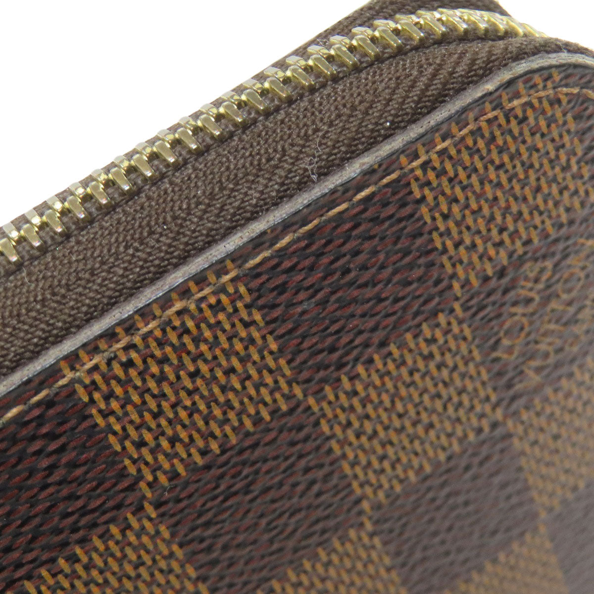LOUIS VUITTON N60015 Zippy wallet old Long wallet (with coin pocket) Damier canvas Ladies [Used]