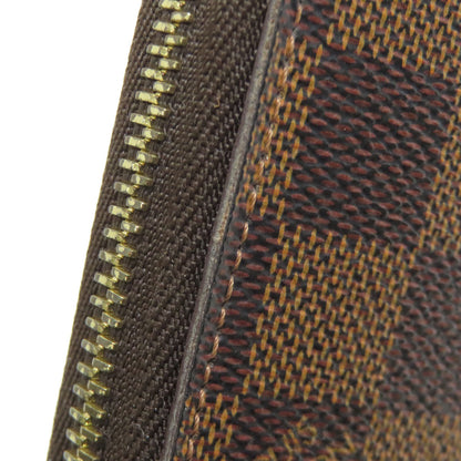 LOUIS VUITTON N60015 Zippy wallet old Long wallet (with coin pocket) Damier canvas Ladies [Used]