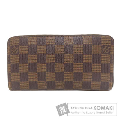 LOUIS VUITTON N60015 Zippy wallet old Long wallet (with coin pocket) Damier canvas Ladies [Used]