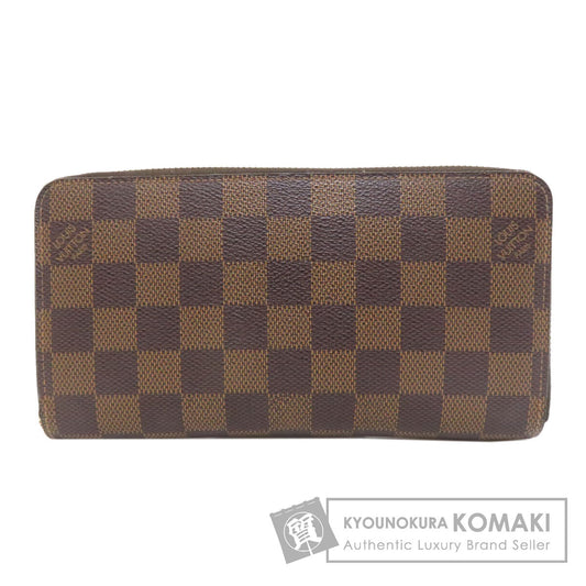 LOUIS VUITTON N60015 Zippy wallet old Long wallet (with coin pocket) Damier canvas Ladies [Used]