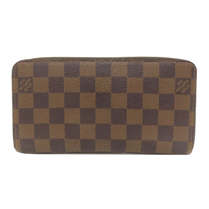 LOUIS VUITTON N60015 Zippy wallet old Long wallet (with coin pocket) Damier canvas Ladies [Used]