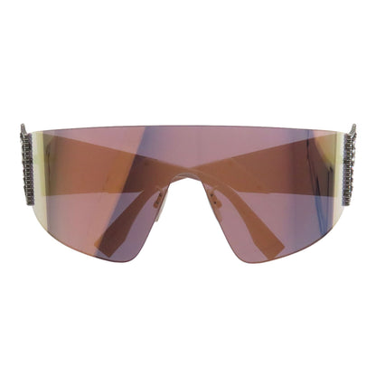 FENDI FF logo rhinestone sunglasses Plastic Ladies [Used]