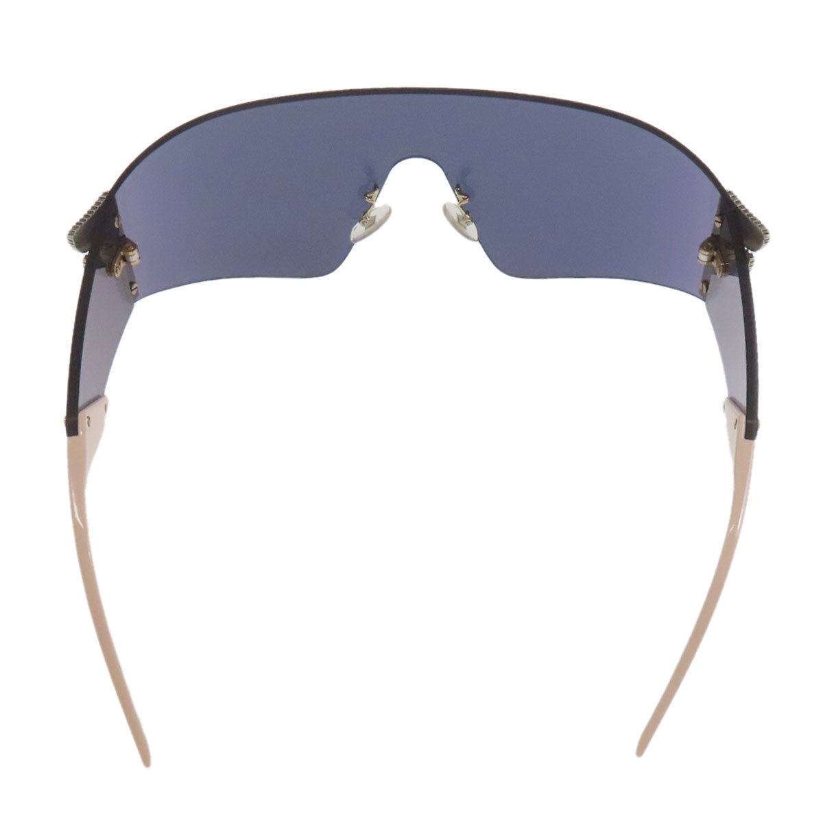 FENDI FF logo rhinestone sunglasses Plastic Ladies [Used]