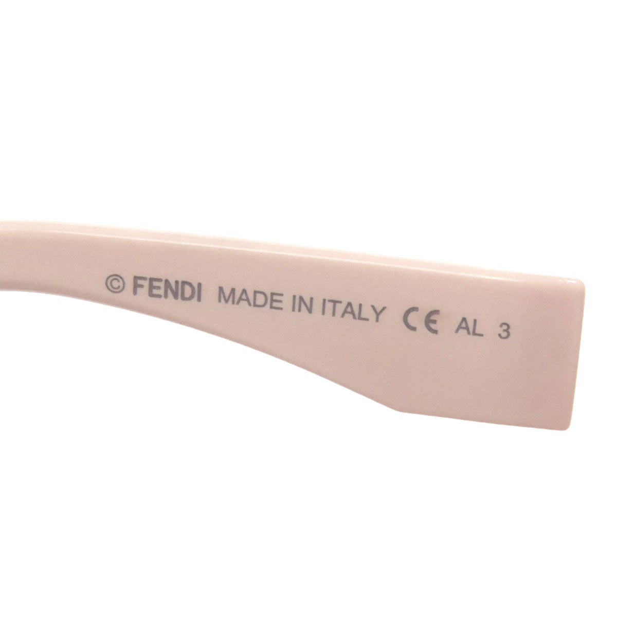 FENDI FF logo rhinestone sunglasses Plastic Ladies [Used]