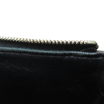 BALENCIAGA 551992 logo Accessory pouch Leather Ladies [Used]
