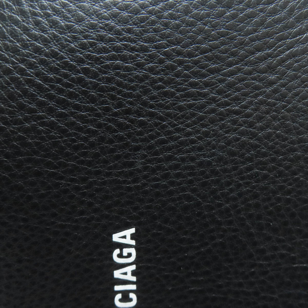 BALENCIAGA 551992 logo Accessory pouch Leather Ladies [Used]