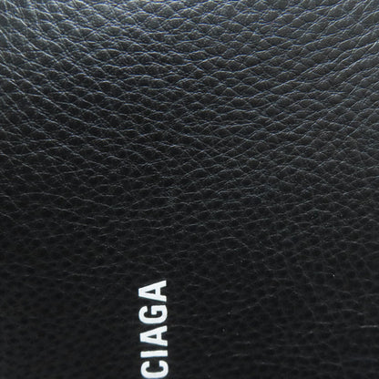 BALENCIAGA 551992 logo Accessory pouch Leather Ladies [Used]