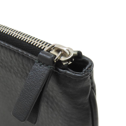 BALENCIAGA 551992 logo Accessory pouch Leather Ladies [Used]