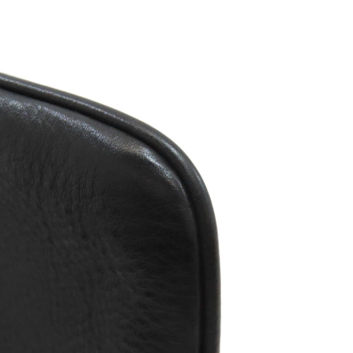 BALENCIAGA 551992 logo Accessory pouch Leather Ladies [Used]