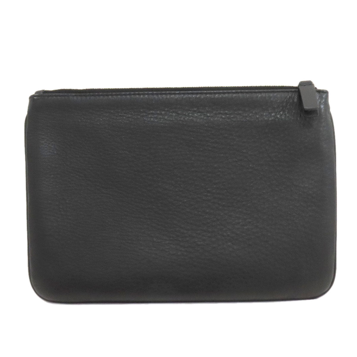 BALENCIAGA 551992 logo Accessory pouch Leather Ladies [Used]