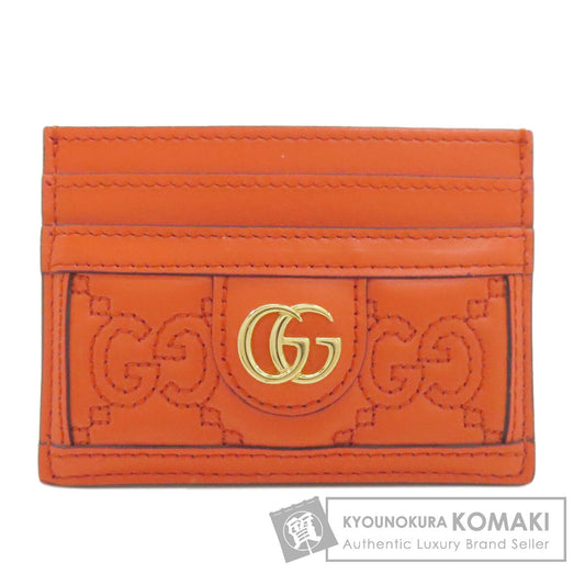 GUCCI 723790 GGMatelasse Card Case Leather Ladies [Used]