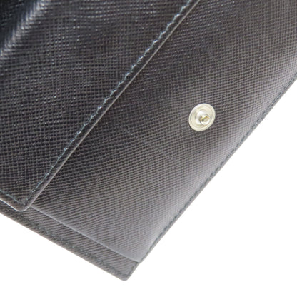 PRADA Logo Hardware Tri-fold Wallet Bifold Wallet with Coin Pocket Nylon Ladies [Used]