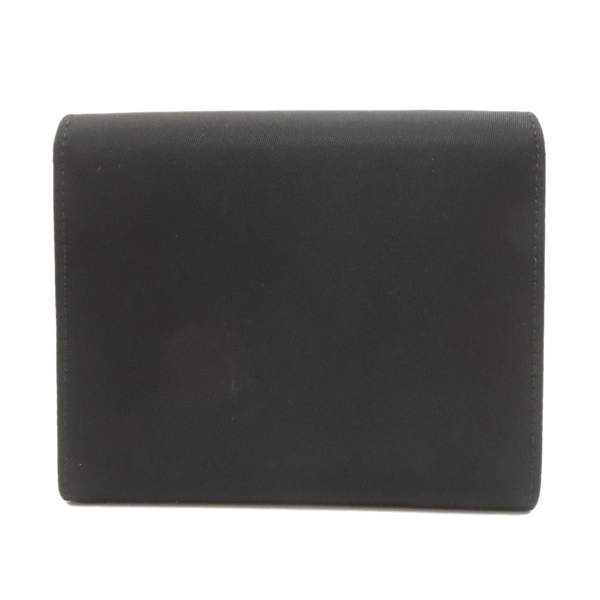 PRADA Logo Hardware Tri-fold Wallet Bifold Wallet with Coin Pocket Nylon Ladies [Used]