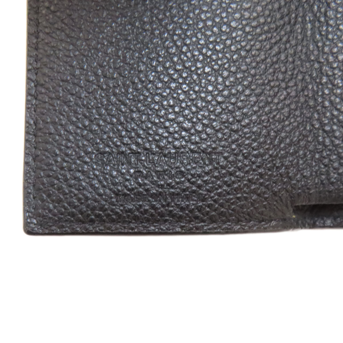 SAINT LAURENT Tri-fold wallet Bifold Wallet with Coin Pocket Leather Ladies [Used]