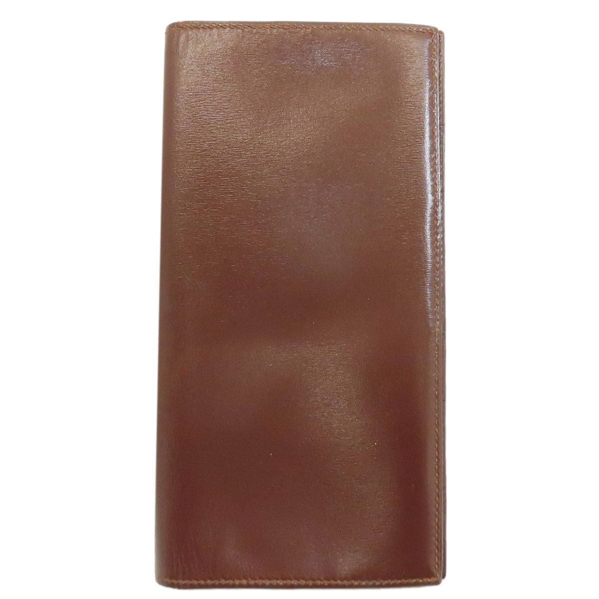 HERMES MC2 Fleming Long wallet (no coin pocket) Box calf Ladies [Used]