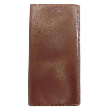 HERMES MC2 Fleming Long wallet (no coin pocket) Box calf Ladies [Used]