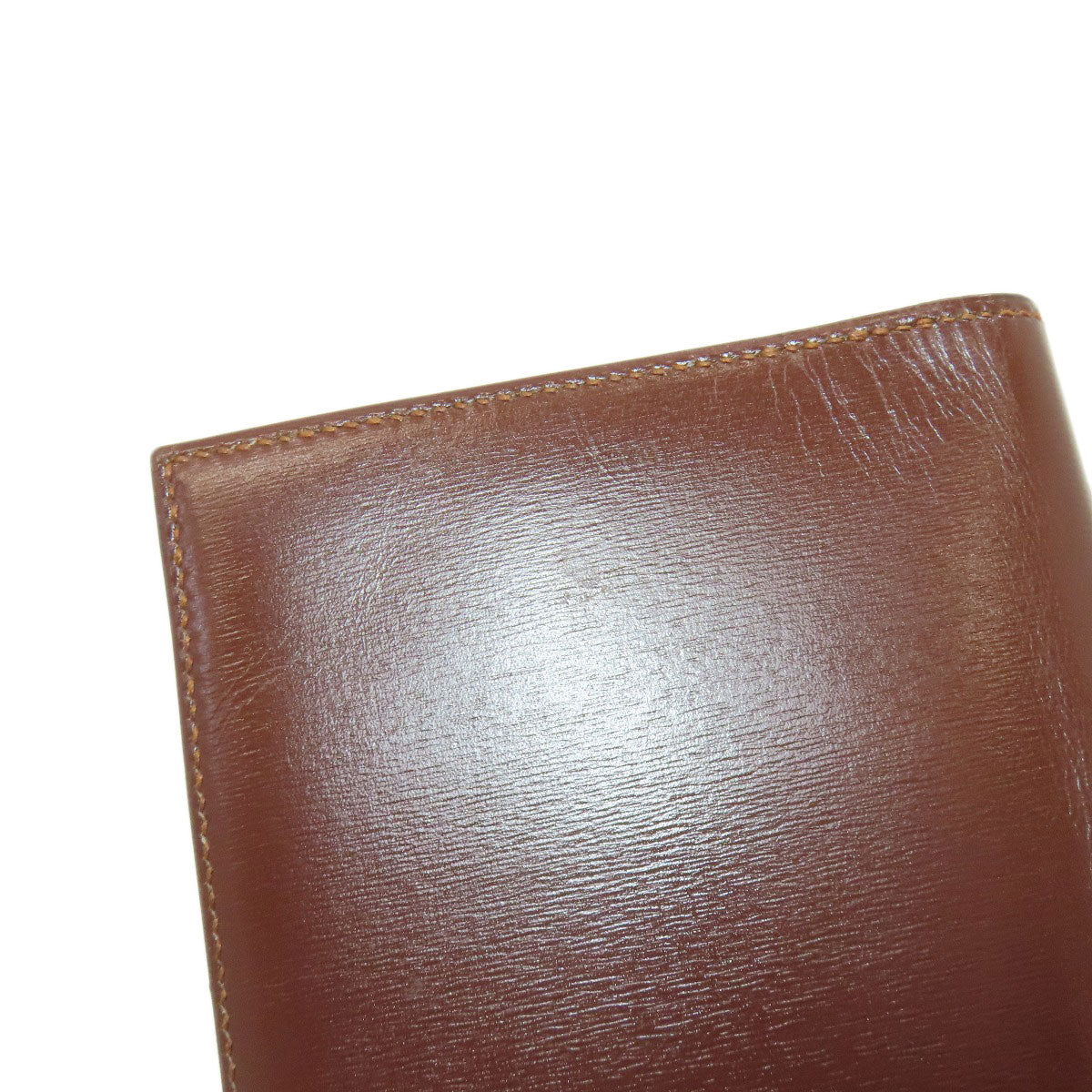 HERMES MC2 Fleming Long wallet (no coin pocket) Box calf Ladies [Used]