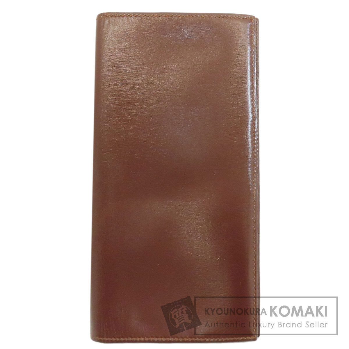 HERMES MC2 Fleming Long wallet (no coin pocket) Box calf Ladies [Used]