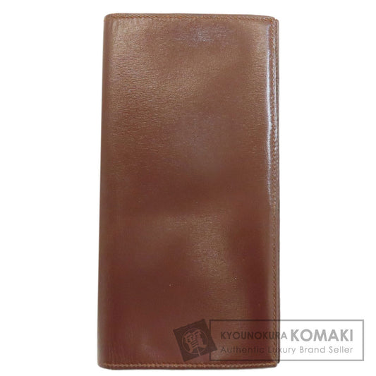 HERMES MC2 Fleming Long wallet (no coin pocket) Box calf Ladies [Used]