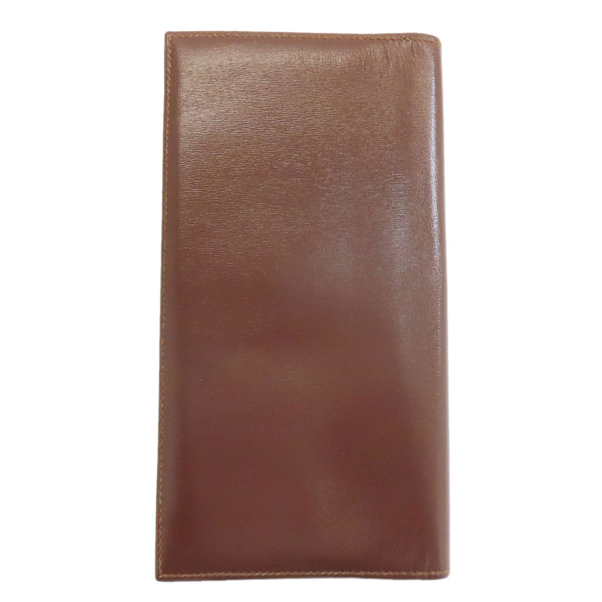 HERMES MC2 Fleming Long wallet (no coin pocket) Box calf Ladies [Used]