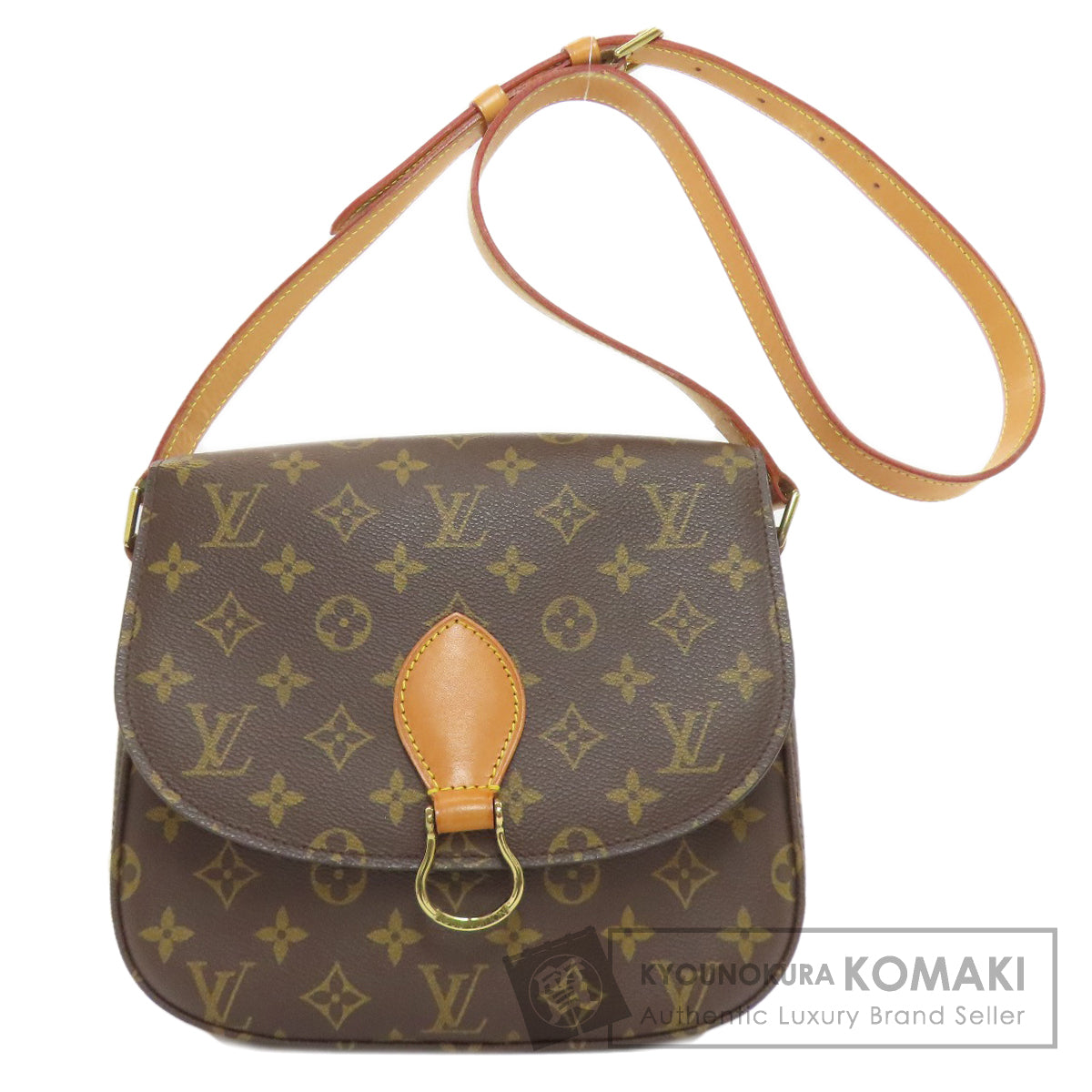 ルイヴィトン M51242 サン・クルー ショルダーバッグ モノグラムキャンバス レディース 【中古】【LOUIS VUITTON】