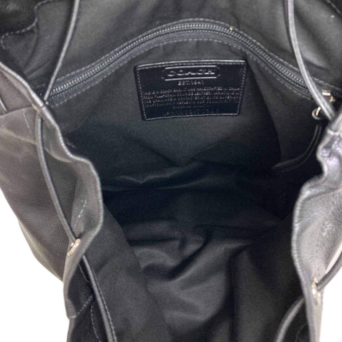 COACH 70306 logo Backpack Â· Daypack Leather Ladies [Used]