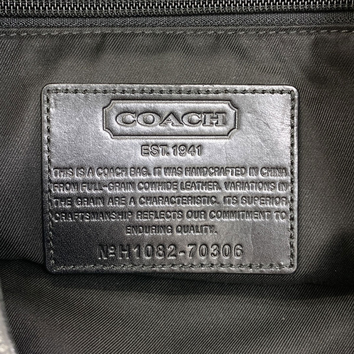 COACH 70306 logo Backpack Â· Daypack Leather Ladies [Used]
