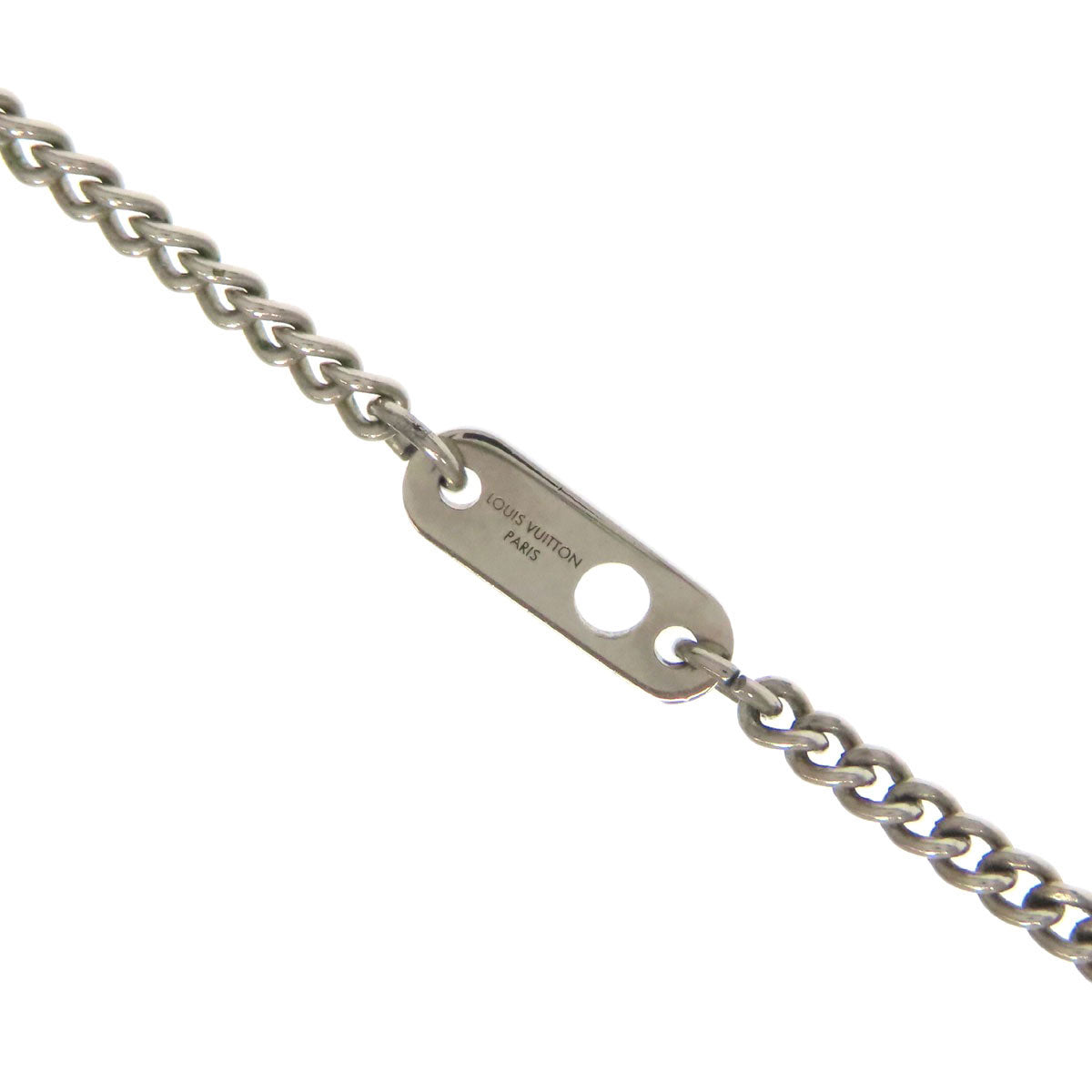 LOUIS VUITTON M00521 Pendant・LV Instinct Necklace Metal Ladies [Used]