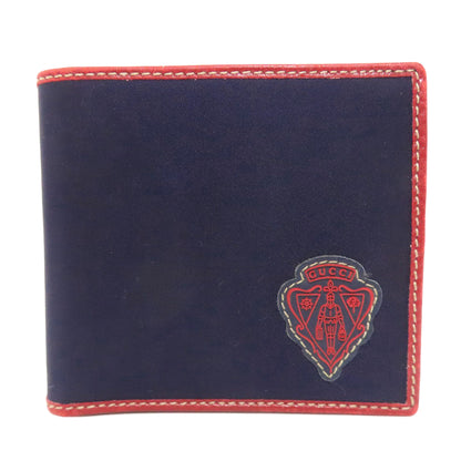 GUCCI 190415 logo Bifold Wallet with Coin Pocket Nylon Ladies [Used]