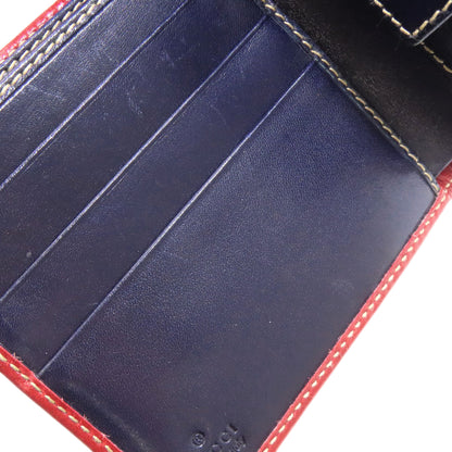 GUCCI 190415 logo Bifold Wallet with Coin Pocket Nylon Ladies [Used]