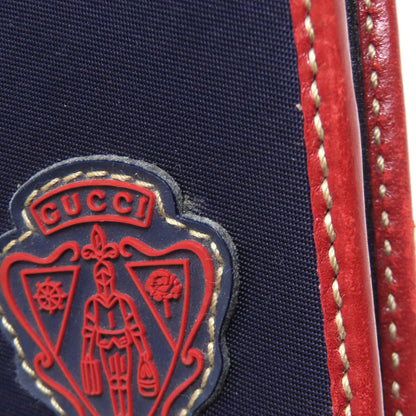 GUCCI 190415 logo Bifold Wallet with Coin Pocket Nylon Ladies [Used]