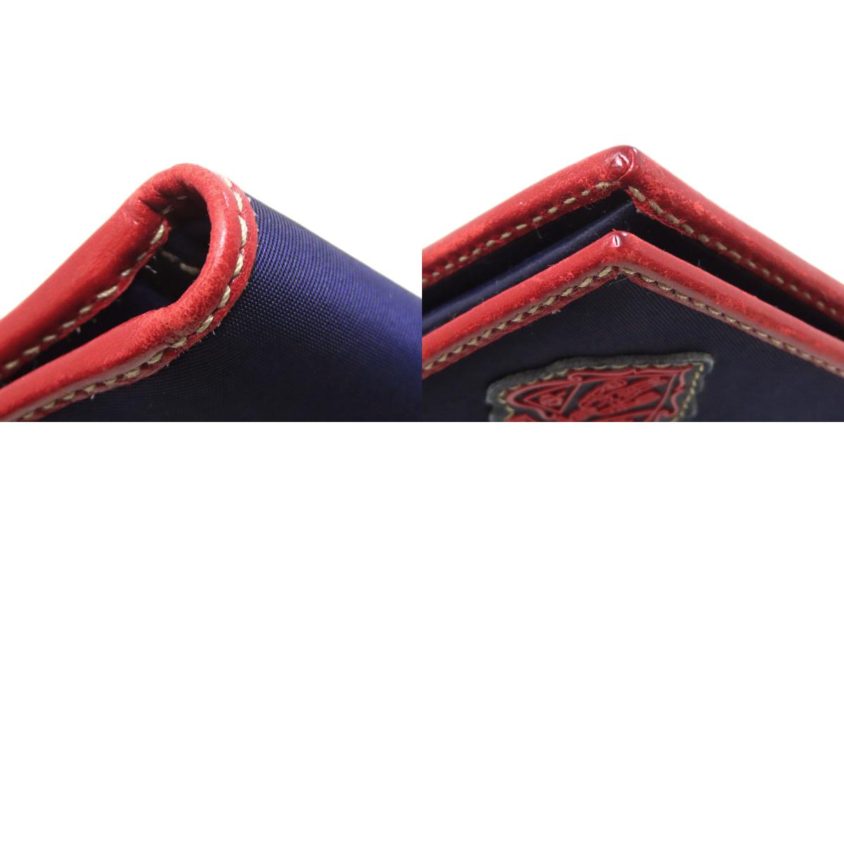 GUCCI 190415 logo Bifold Wallet with Coin Pocket Nylon Ladies [Used]
