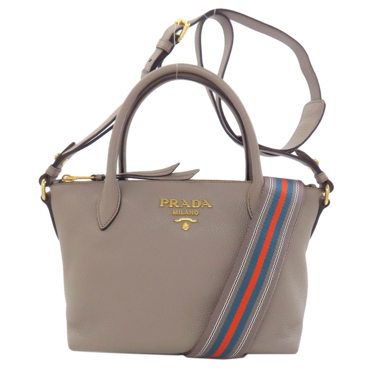 PRADA 1BA111 2WAY Handbag Calf Ladies [Used]