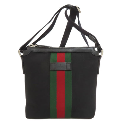 グッチ 631195 アウトレット シェリーライン ショルダーバッグ キャンバス レディース 【中古】【GUCCI】