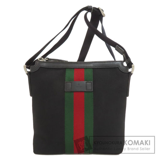 グッチ 631195 アウトレット シェリーライン ショルダーバッグ キャンバス レディース 【中古】【GUCCI】