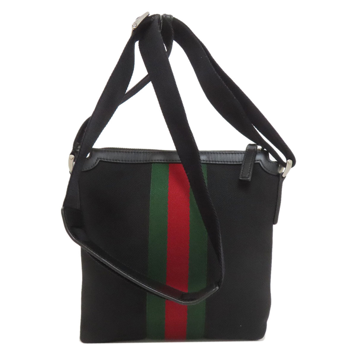 グッチ 631195 アウトレット シェリーライン ショルダーバッグ キャンバス レディース 【中古】【GUCCI】