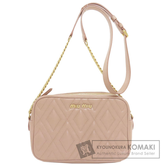 ミュウミュウ チェーンショルダー ショルダーバッグ カーフ レディース 【中古】【MIUMIU】