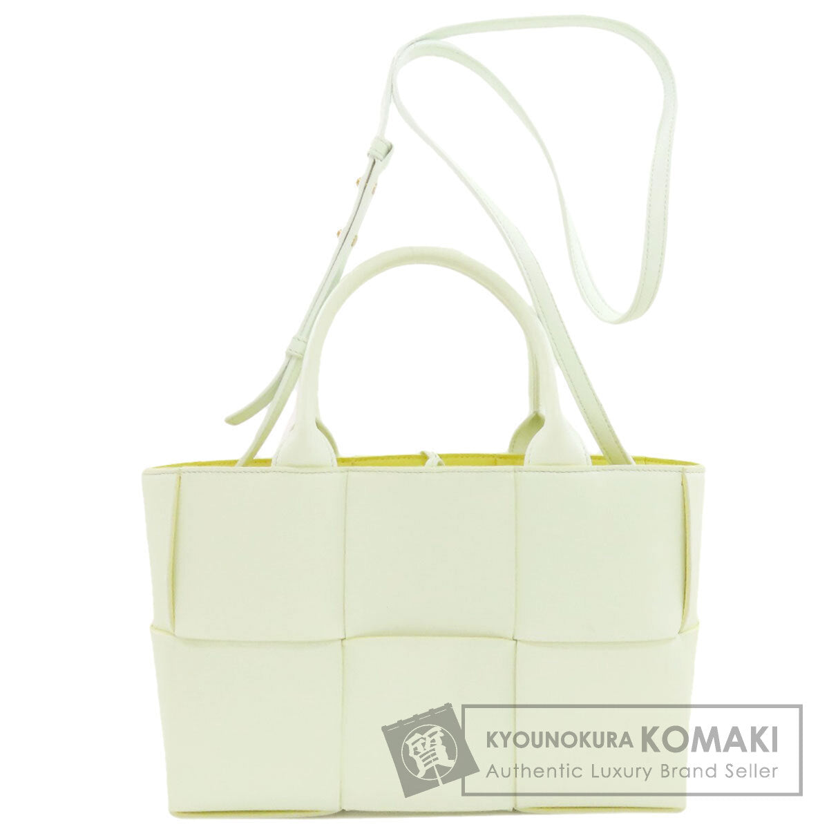 BOTTEGA VENETA Arco 2WAY Handbag Calf Ladies [Used]